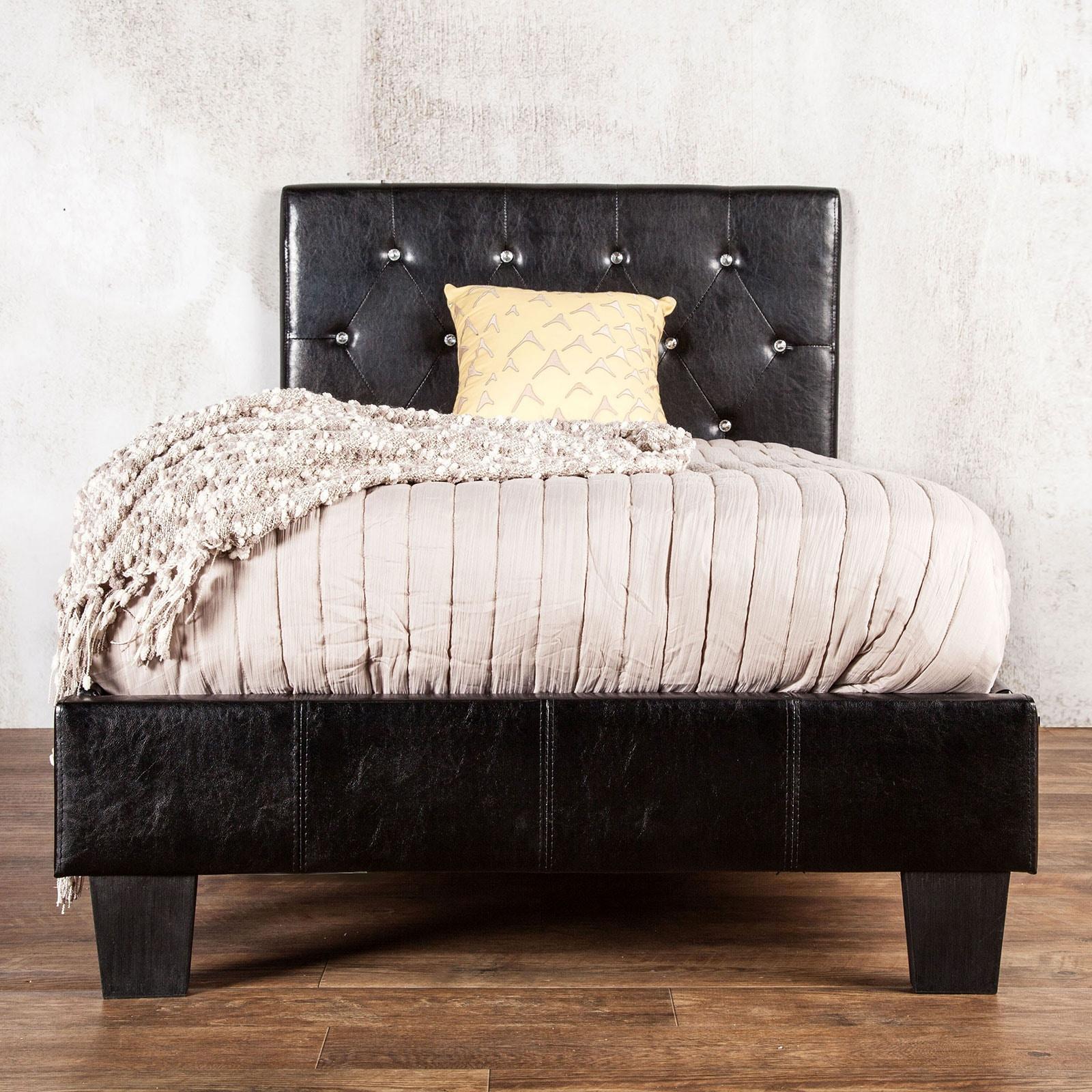 

    
Furniture of America CM7949BK-T Velen Platform Bed Black CM7949BK-T
