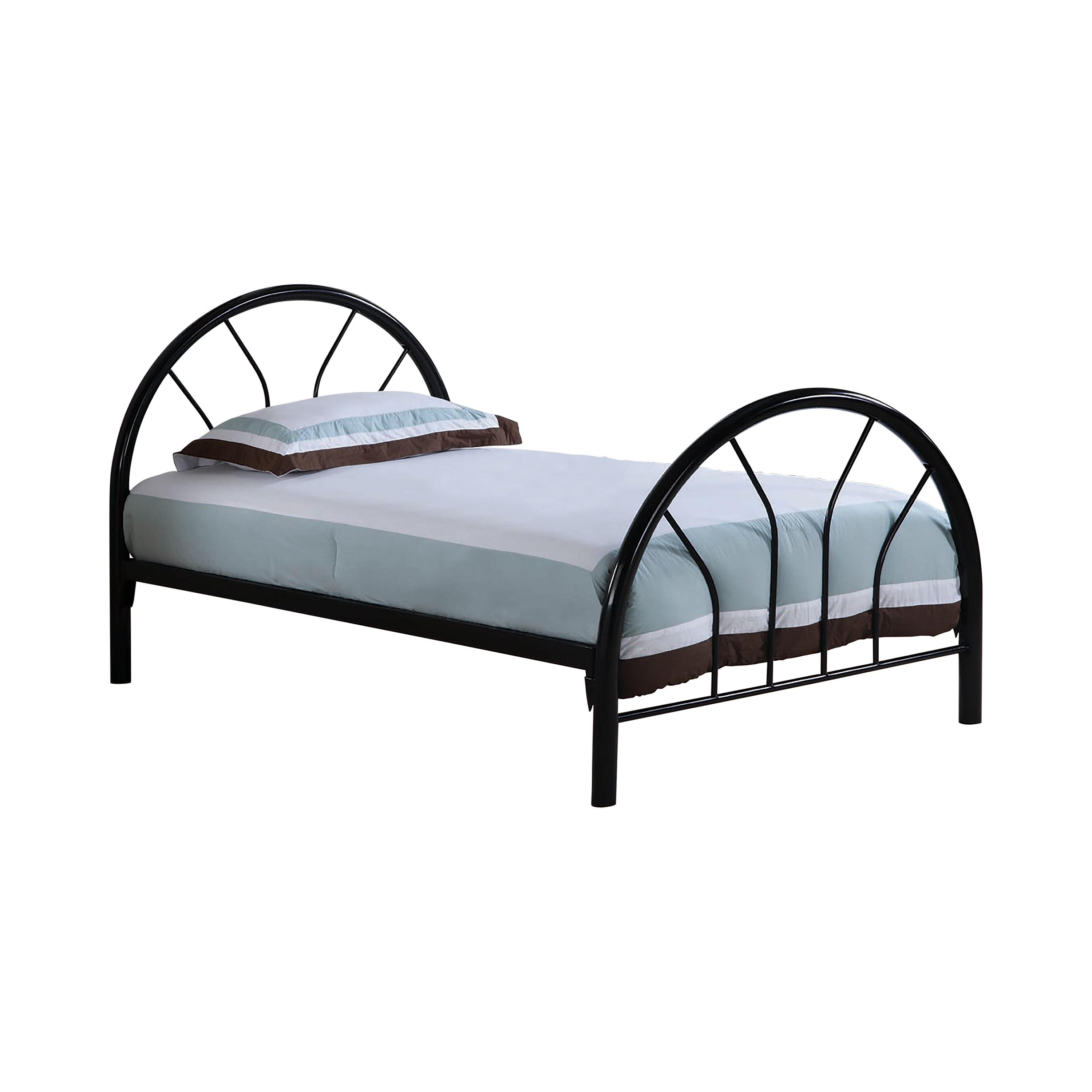 Contemporary Bed 2389B Marjorie 2389B in Black 