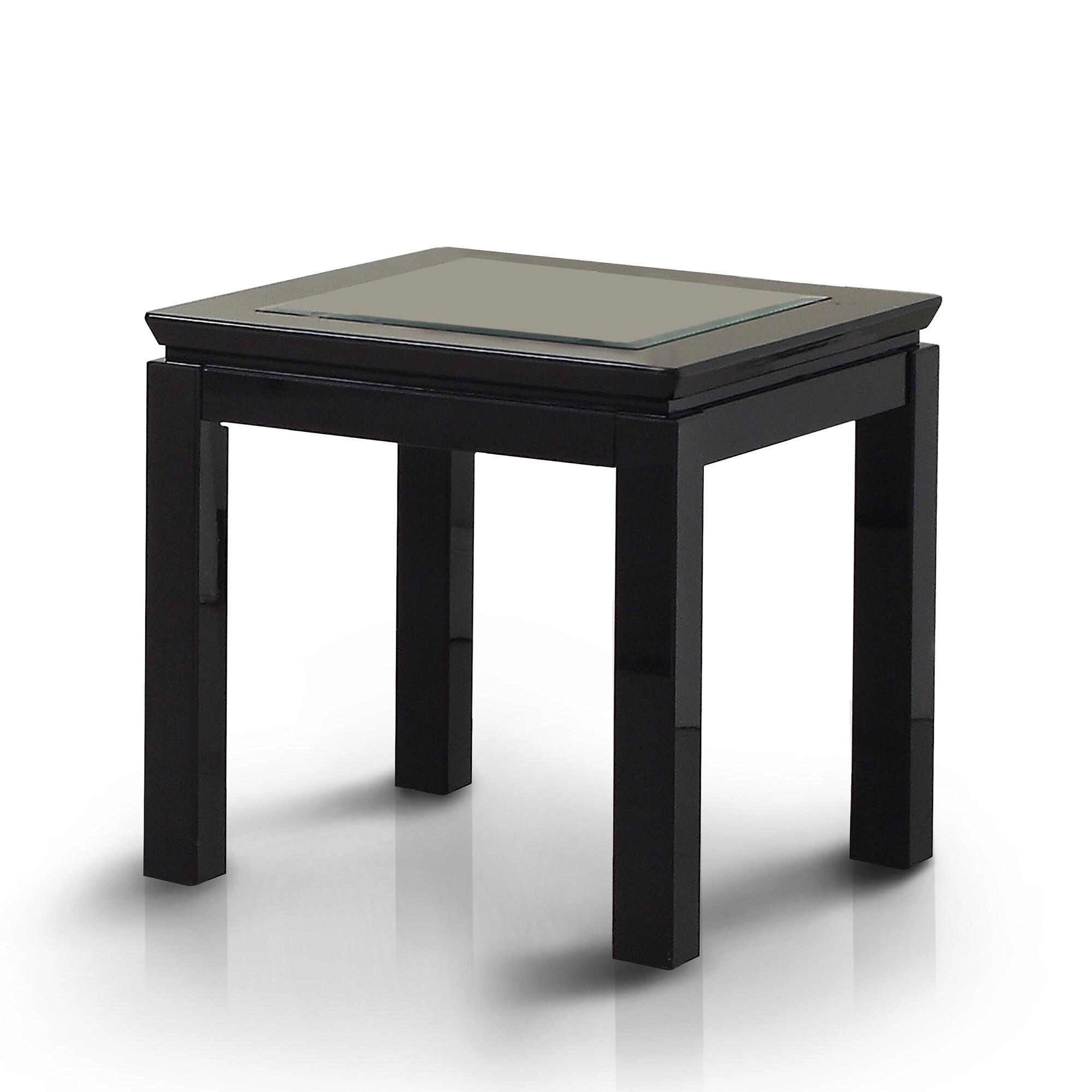 

    
Contemporary Black Tempered Glass End Table Furniture of America CM4238BK-E Venta
