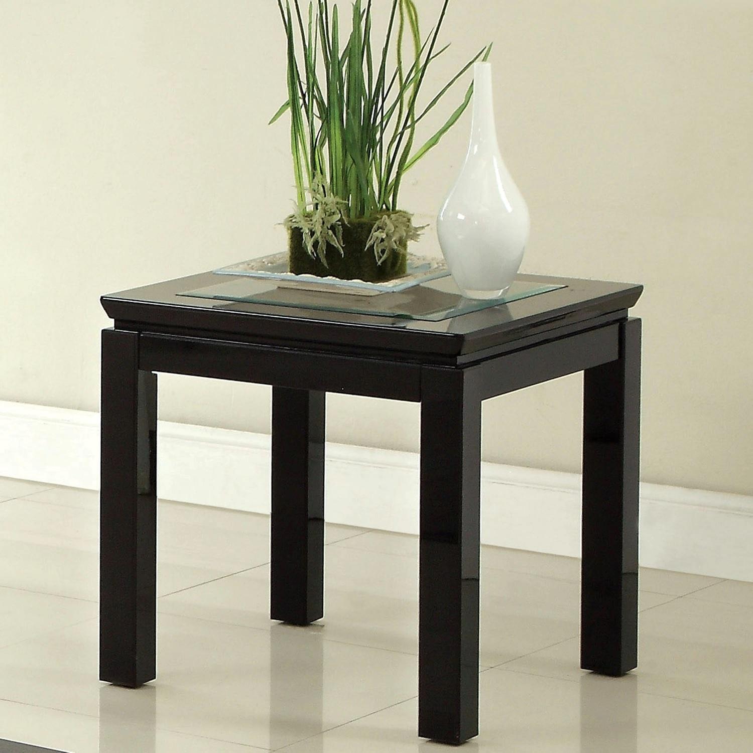 

    
Contemporary Black Tempered Glass End Table Furniture of America CM4238BK-E Venta
