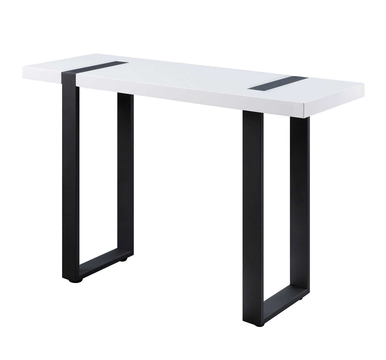 

    
Contemporary Black & White Metal Sofa Table Furniture of America FOA4403S Eimear
