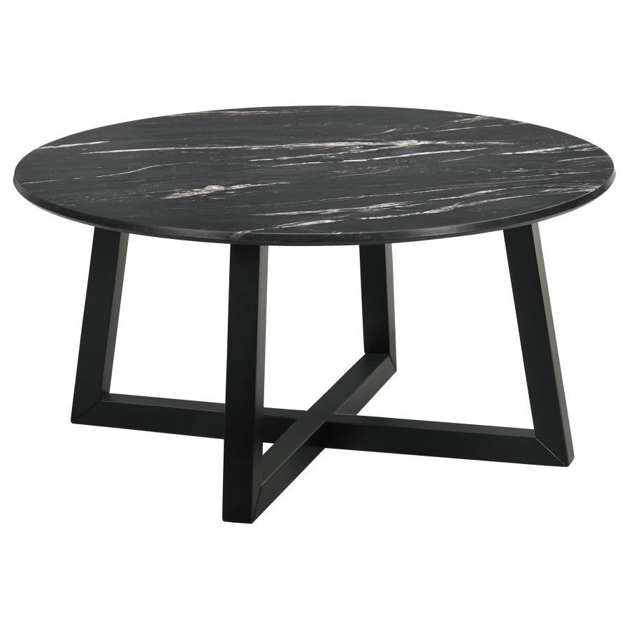 

    
Contemporary Black Wood Coffee Table Coaster Skylark 707848
