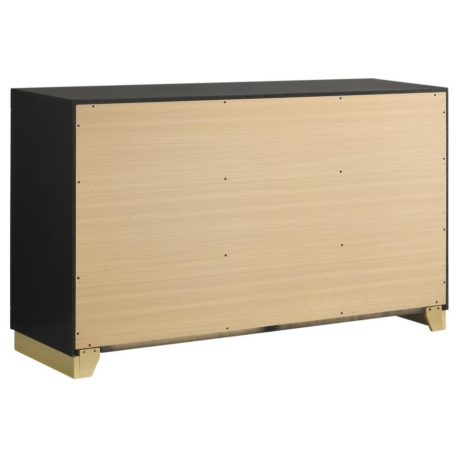 

        
Coaster Caraway Dresser With Mirror 2PCS 224783-D-2PCS Dresser With Mirror Gold/Black  65191998949299
