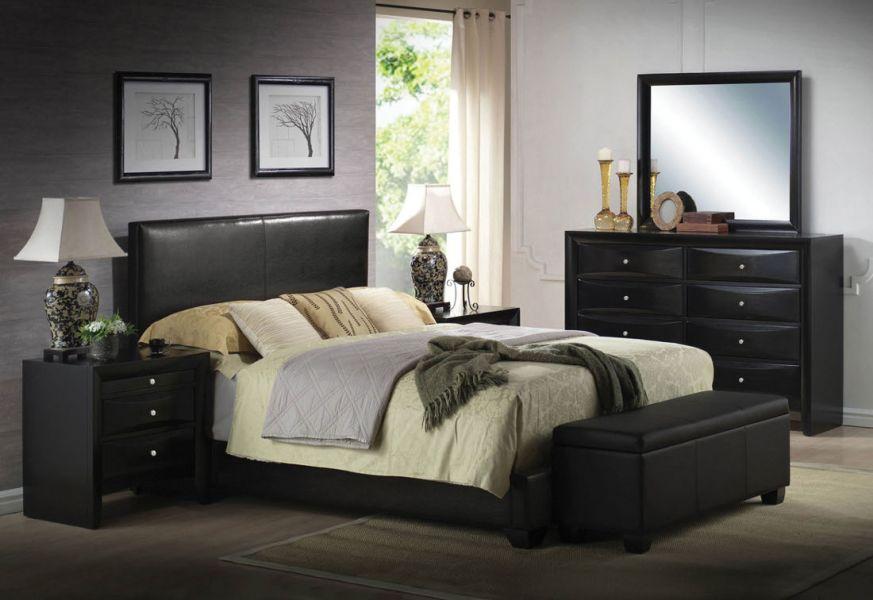 

    
 Order  Contemporary Black Full Bed by Acme Ireland III 14440F
