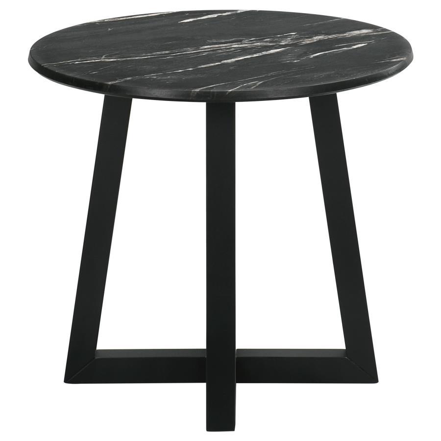 

    
Contemporary Black Wood End Table Coaster Skylark 707847

