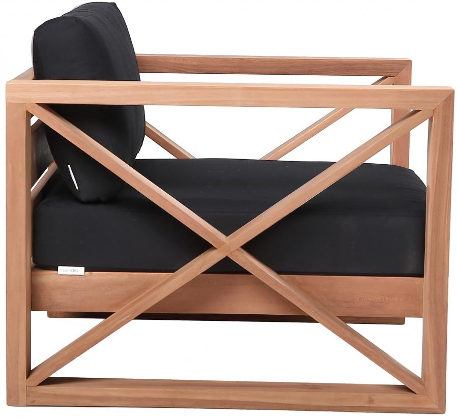

    
352Black-C Meridian Furniture Patio Chair
