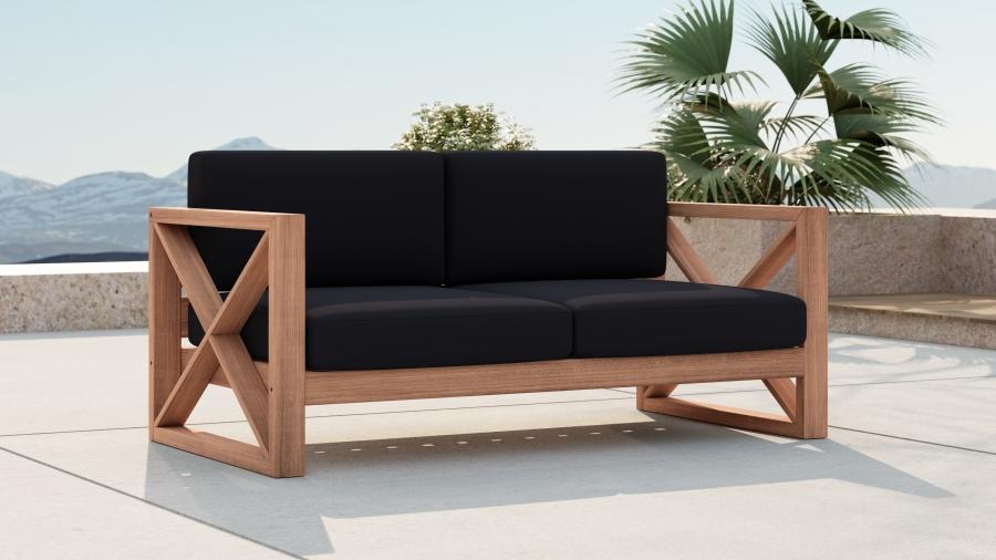 

    
 Photo  Contemporary Black Wood Fabric Patio Sofa Set-3PCS Meridian Furniture Anguilla 352Black-S-3PCS
