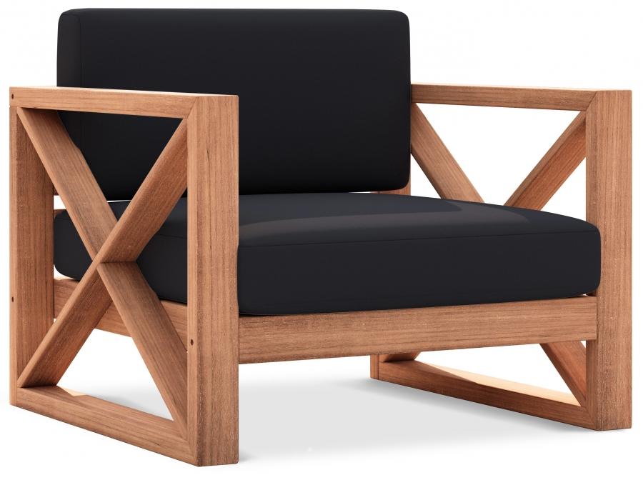 

    
 Order  Contemporary Black Wood Fabric Patio Sofa Set-3PCS Meridian Furniture Anguilla 352Black-S-3PCS
