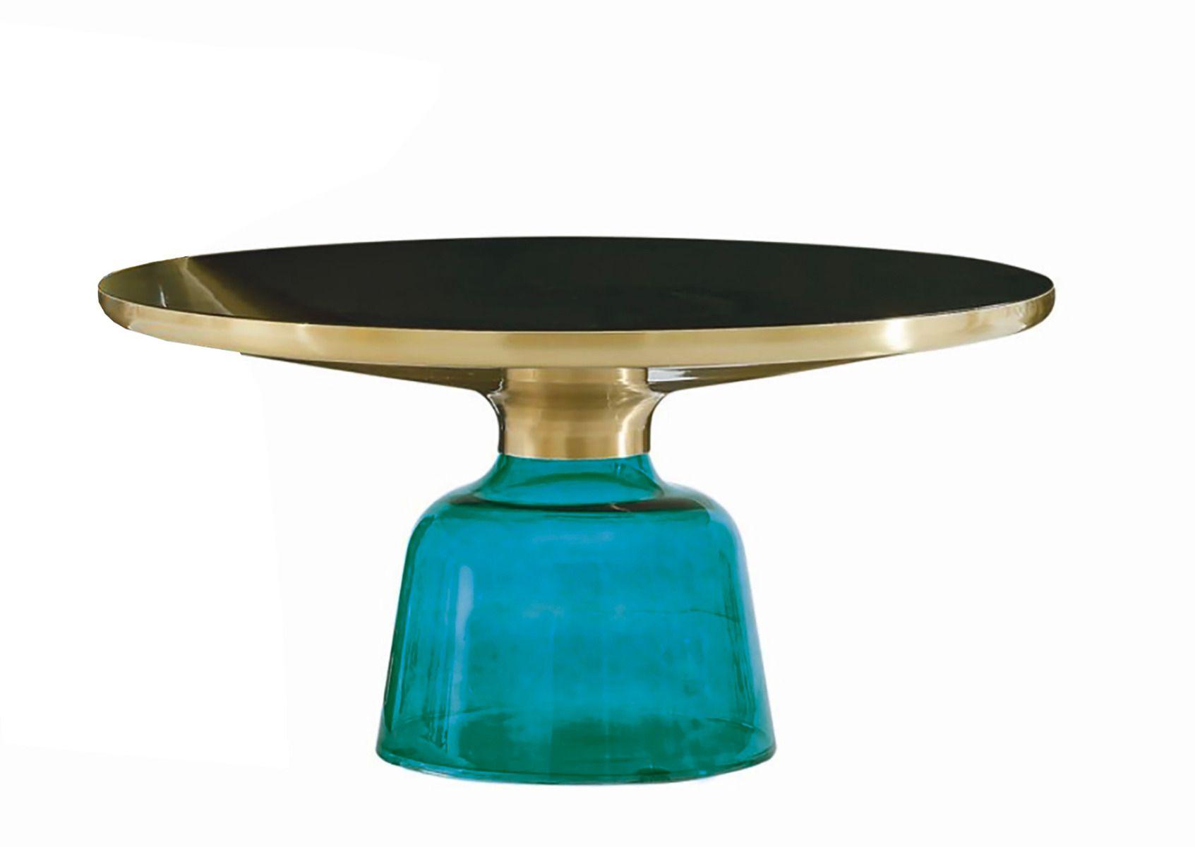 Contemporary Coffee Table CT-W9319-BLUE-CT CT-W9319-BLUE-CT in Turquoise, Blue 