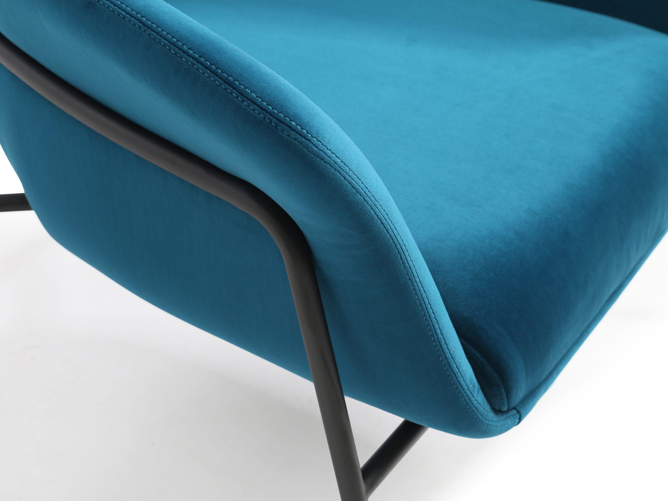 

                    
WhiteLine CH1702F-BLU Karla Accent Chair Blue Fabric Purchase 
