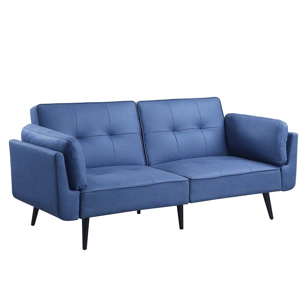 

                    
Acme Furniture Nafisa Sofa Blue Fabric Purchase 
