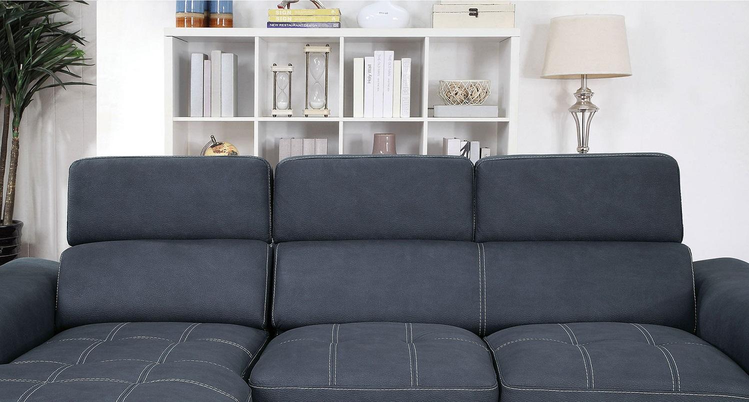 

                    
Furniture of America PATTY CM6514BL Sectional Sofa Gray/Blue Faux Nubuck Purchase 
