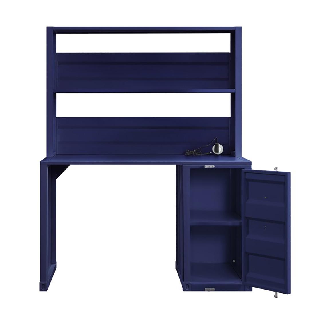 

                    
Acme Furniture Cargo Desk with Chair Blue Fabric Purchase 
