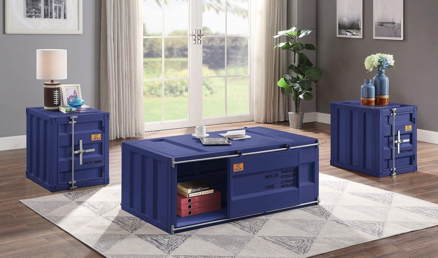 

                    
Acme Furniture Cargo Coffee Table Blue  Purchase 
