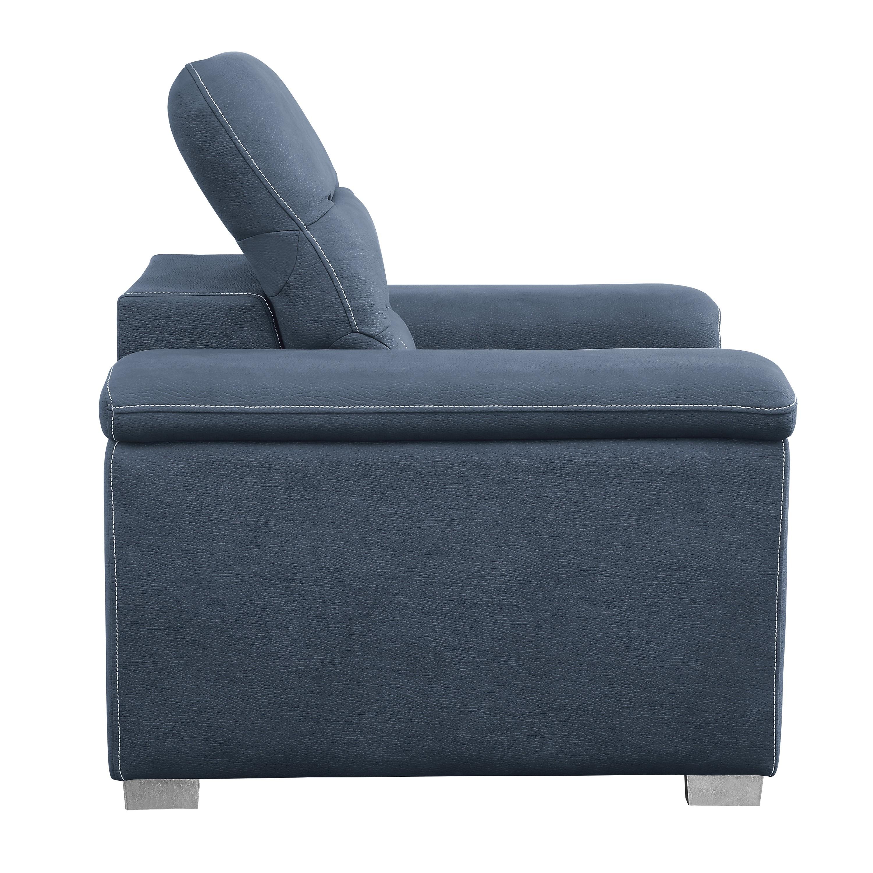 

    
Homelegance 9808BUE-1 Alfio Arm Chair Blue 9808BUE-1
