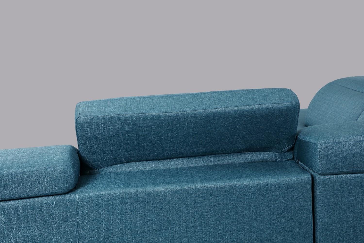 

        
083398862566Contemporary Blue Microfiber Sectional LAF Global United 632
