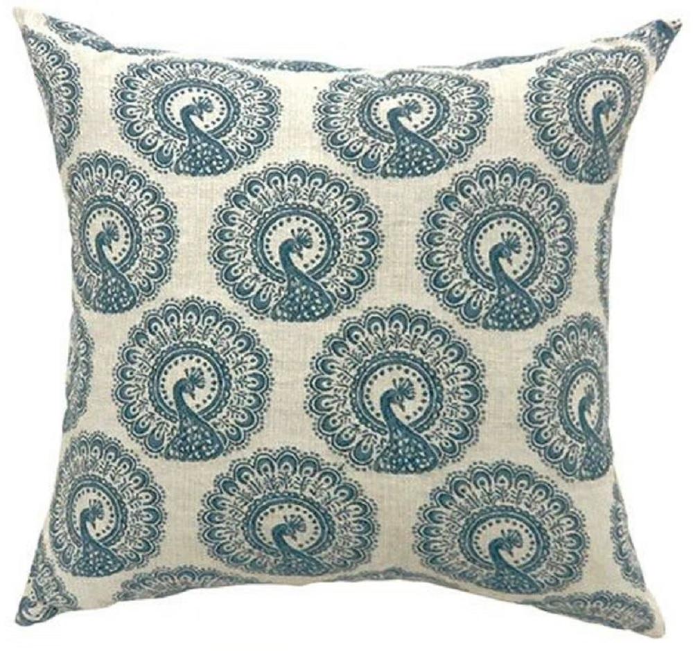 Contemporary Throw Pillow PL677BL-2PK-S Fifi PL677BL-2PK-S in Blue 