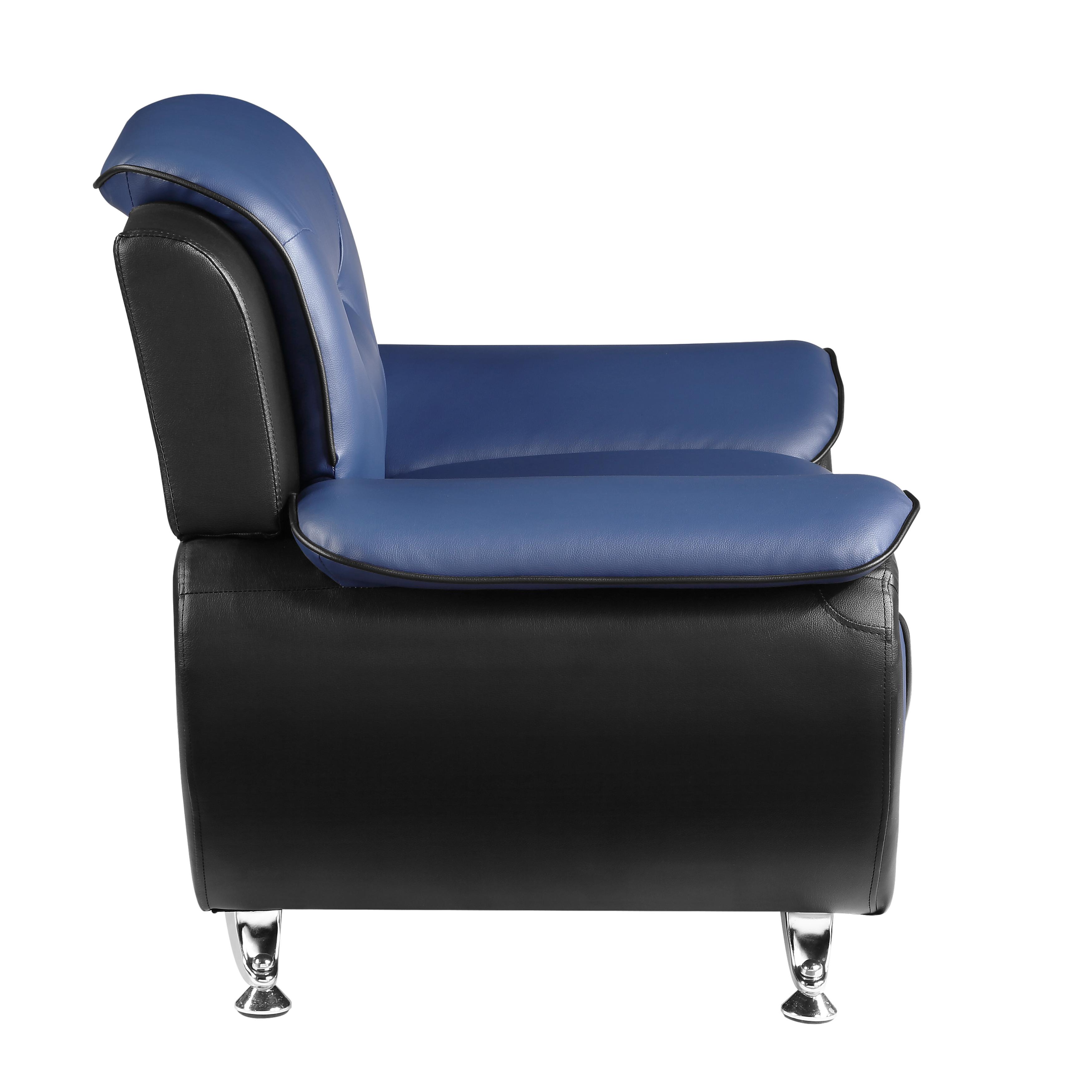 

    
Homelegance 9419BU-1 Matteo Arm Chair Blue 9419BU-1
