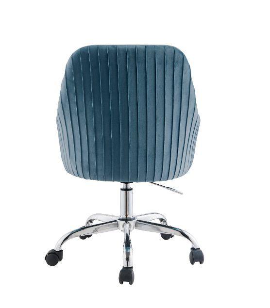 

                    
Acme Furniture Muata Office Chair Twilight/Chrome/Blue Velvet Purchase 
