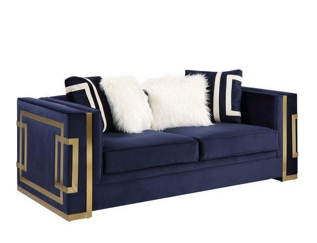 

    
Acme Furniture Virrux Sofa and Loveseat Set Blue LV00293-2pcs
