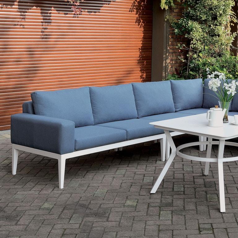 

    
Contemporary Blue & White Sectional Sofa Furniture of America CM-OS2139 Sharon
