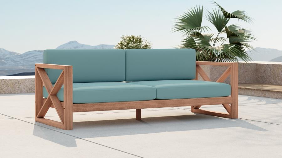 

    
Contemporary Blue Wood Fabric Patio Sofa Set-2PCS Meridian Furniture Anguilla 352SeaBlue-S-2PCS
