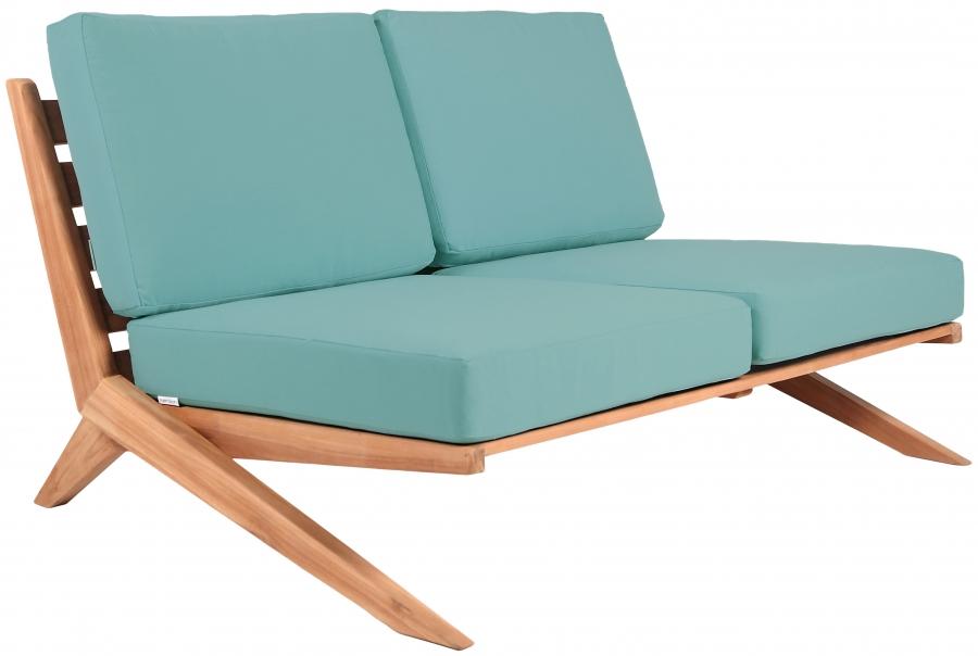 

    
 Photo  Contemporary Blue Wood Fabric Patio Sofa Set 2PCS Meridian Furniture Tahiti 351SeaBlue-S-2PCS
