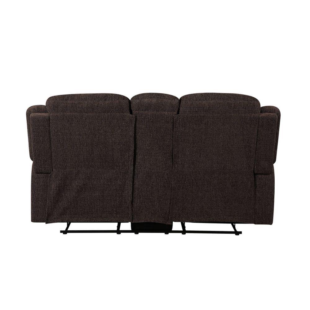 

                    
Acme Furniture Madden Motion Loveseat Brown Chenille Purchase 
