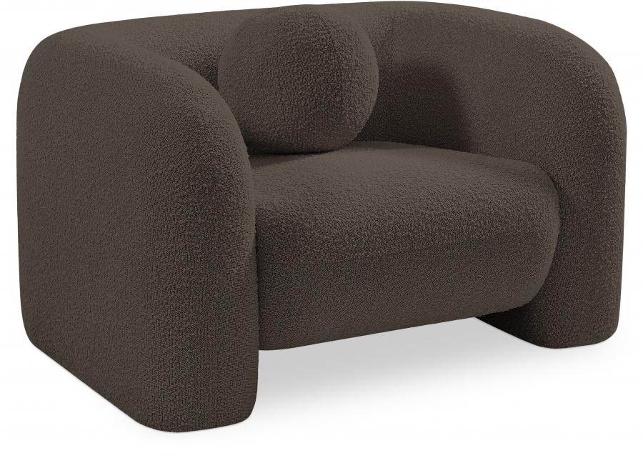 

    
Contemporary Brown Engineered Wood Chair Meridian Furniture Emory 139Brown-C
