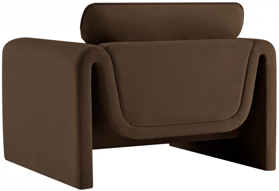 

                    
Meridian Furniture Sloan Chair 199Brown-C Chair Brown Soft Velvet Purchase 
