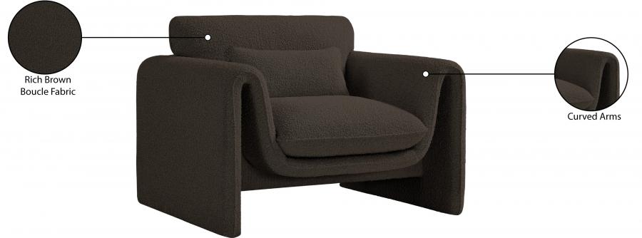 

                    
Buy Contemporary Brown Engineered Wood Chair Meridian Furniture Stylus 198Brown-C
