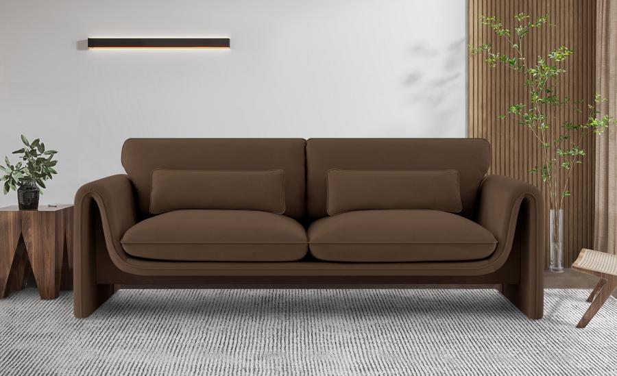 

                    
Meridian Furniture Sloan Living Room Set 3PCS 199Brown-S-3PCS Living Room Set Brown Soft Velvet Purchase 
