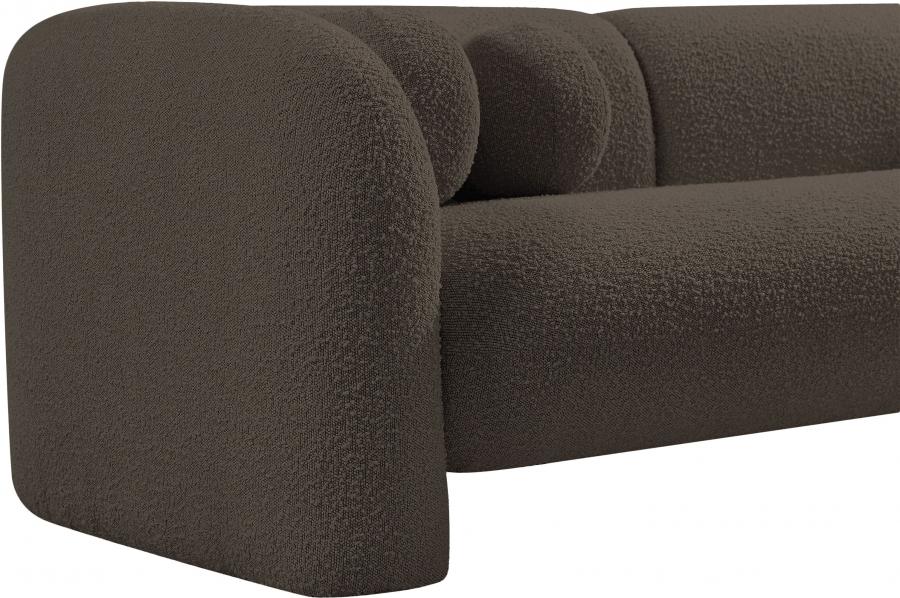 

    
 Order  Contemporary Brown Engineered Wood Loveseat Meridian Furniture Emory 139Brown-L
