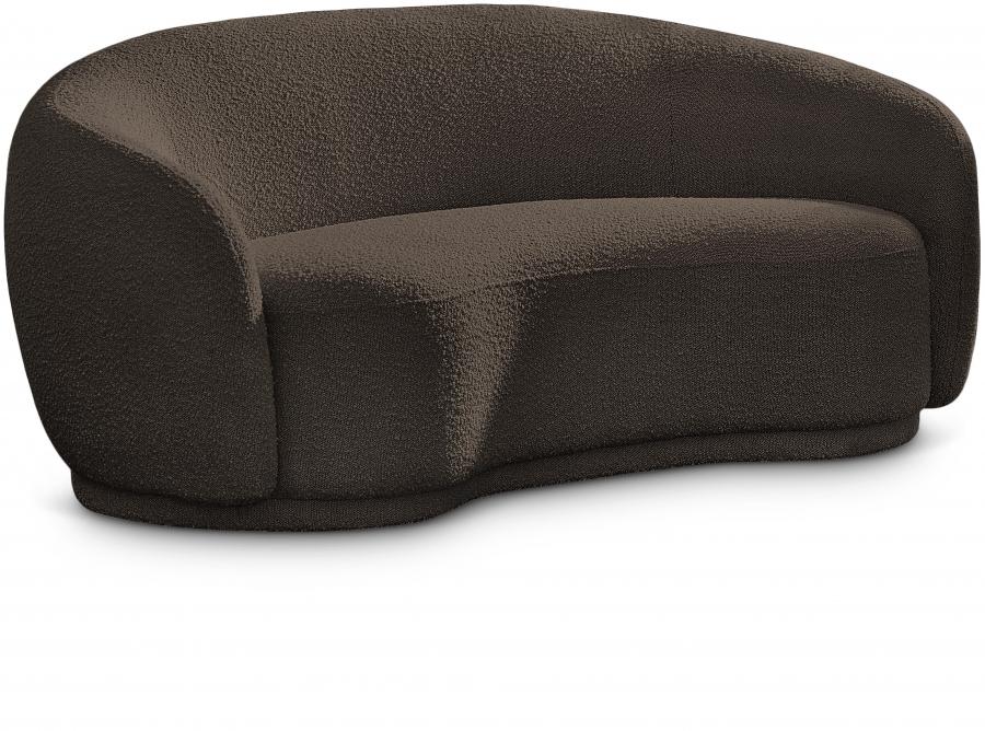 Contemporary Loveseat Hyde Loveseat 693Brown-L 693Brown-L in Brown 