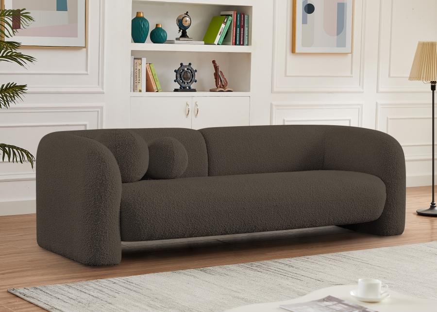 

    
Contemporary Brown Engineered Wood Sofa Meridian Furniture Emory 139Brown-S

