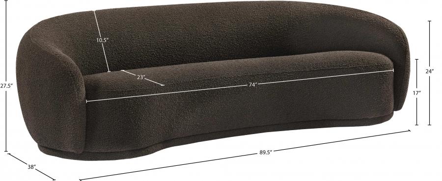 

                    
Buy Contemporary Brown Engineered Wood Sofa Meridian Furniture Hyde 693Brown-S
