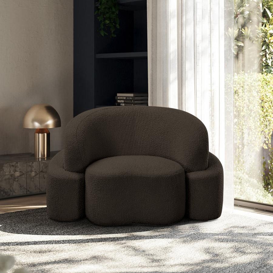 

    
Contemporary Brown Eucalyptus Wood Chair Meridian Furniture Principessa 108Brown-C
