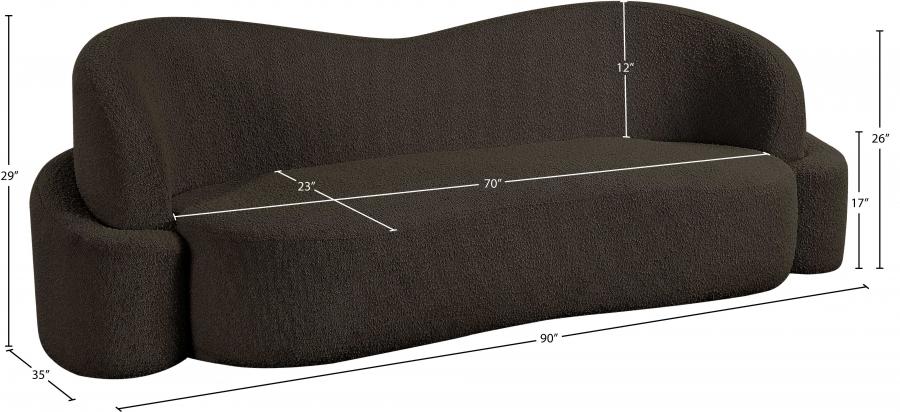 

    
108Brown-S Contemporary Brown Eucalyptus Wood Sofa Meridian Furniture Principessa 108Brown-S
