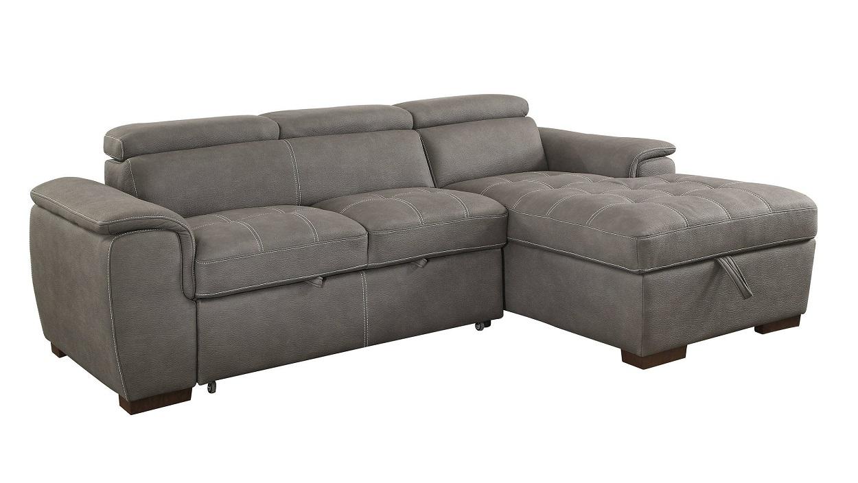 Furniture of America PATTY CM6514BR Sectional Sofa