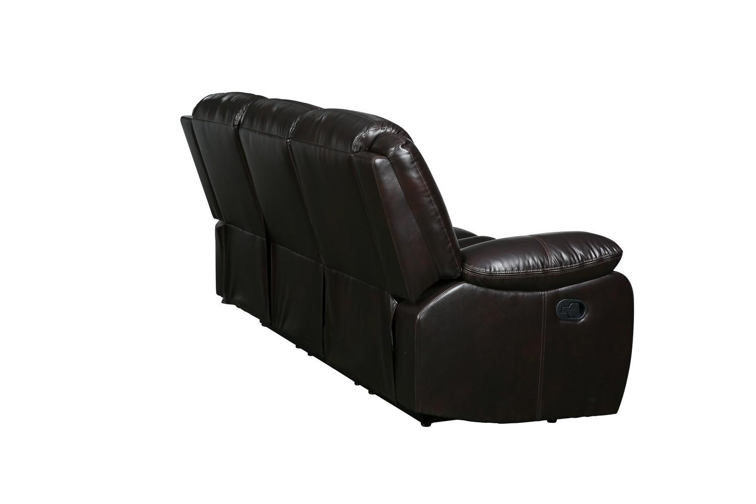 

                    
Global United 6967 Reclining Sofa 6967-BROWN-S Reclining Sofa Brown leather Air Purchase 
