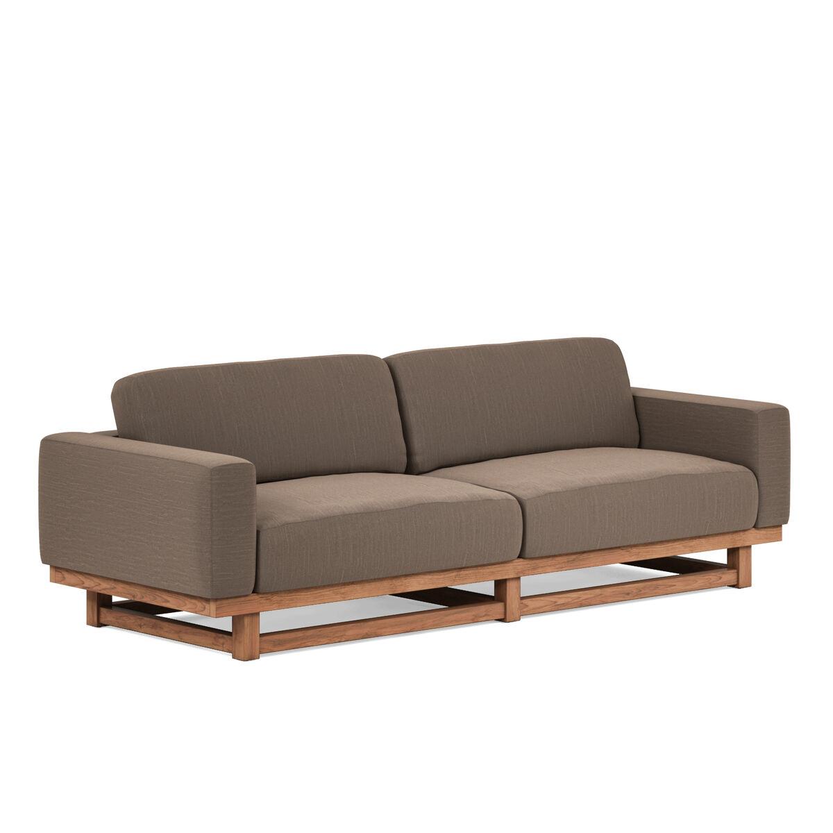 

    
Contemporary Brown Wood Sofa A.R.T. Furniture Floating Track 758521-5062FJ
