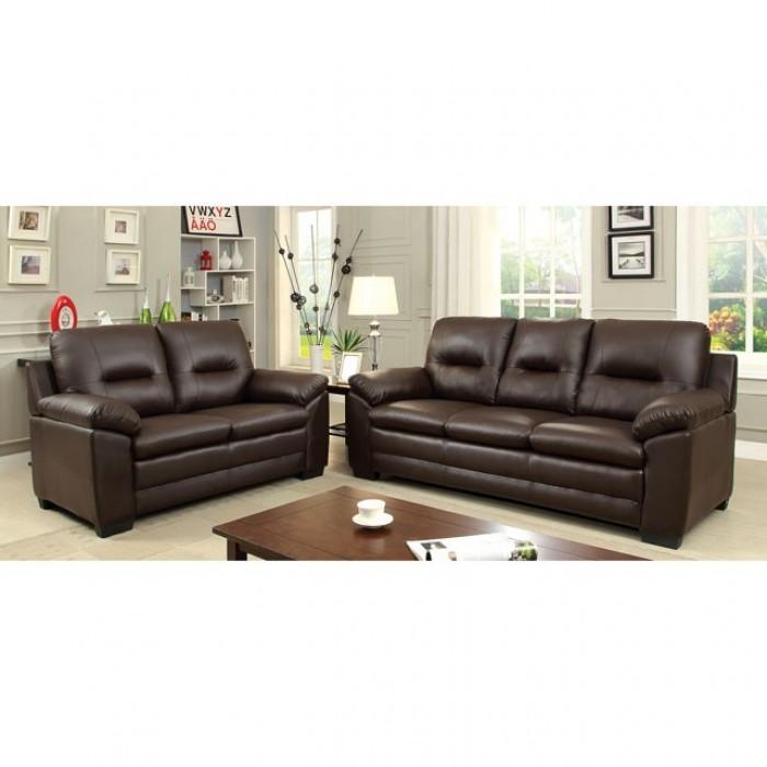 

    
Contemporary Brown Solid Wood Living Room Set 2PCS Furniture of America Parma CM6324BR-SF-S-2PCS
