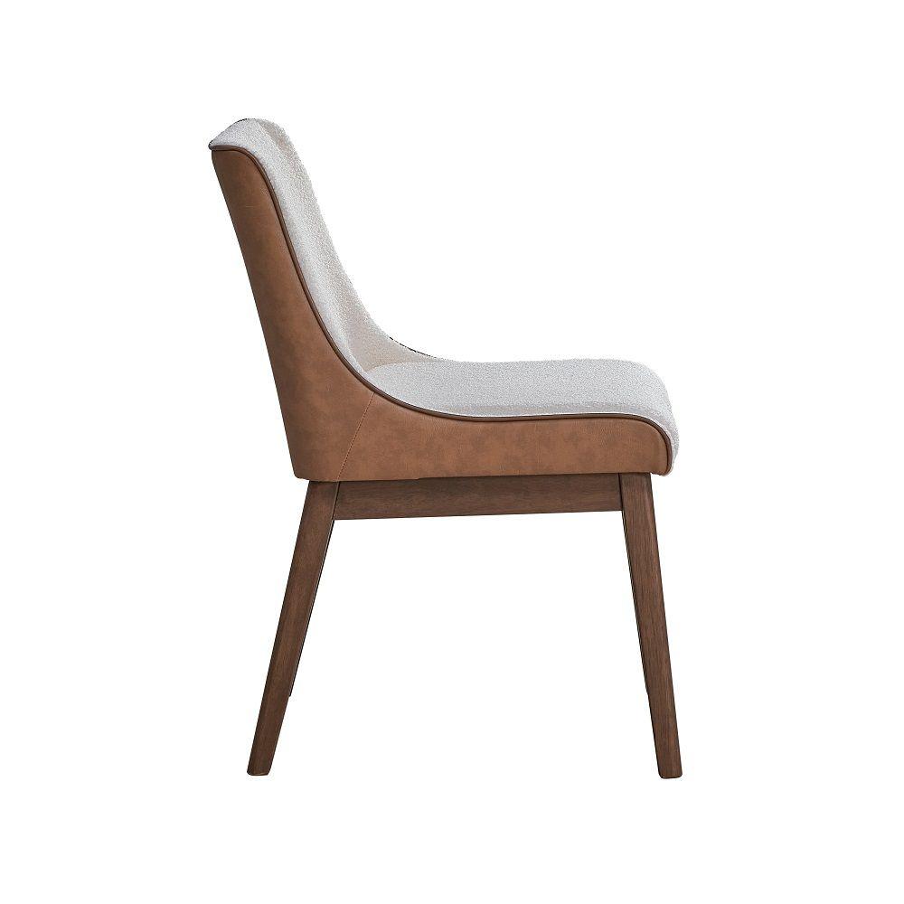 

                    
Acme Furniture Ginny Side Chair Set 2PCS DN02308-2PCS Side Chair Set Walnut/White/Brown Velvet Purchase 
