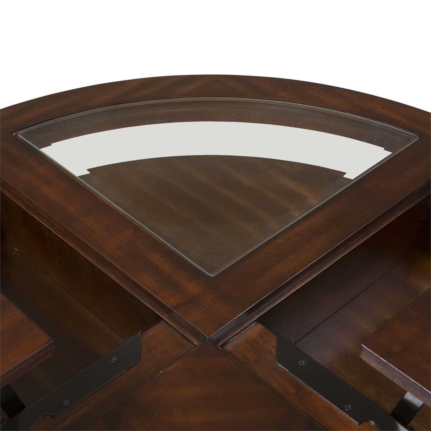 

    
424-OT1010 Contemporary Brown Wood Coffee Table Wallace (424-OT) Liberty Furniture
