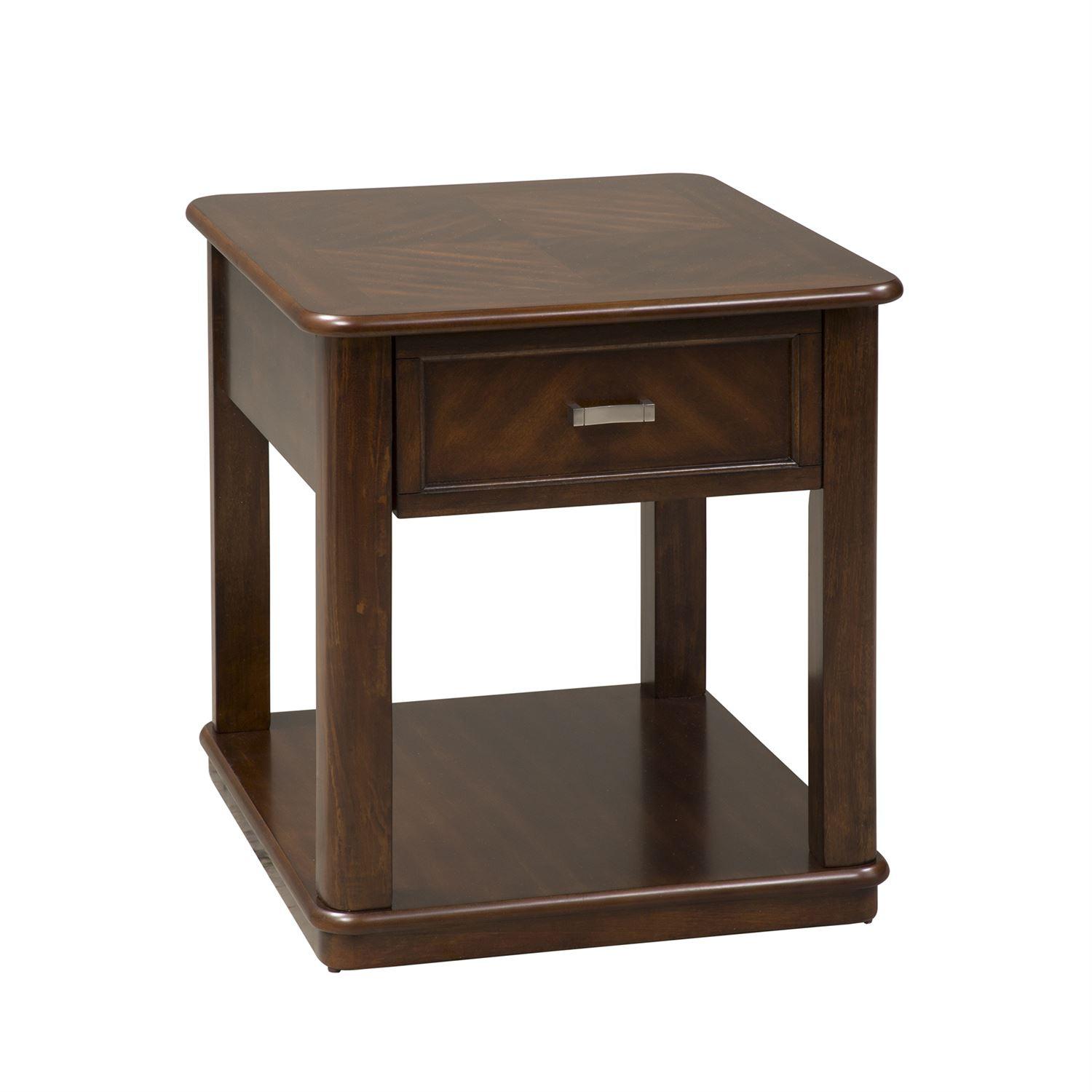 

    
Liberty Furniture Wallace  (424-OT) End Table End Table Brown 424-OT1020
