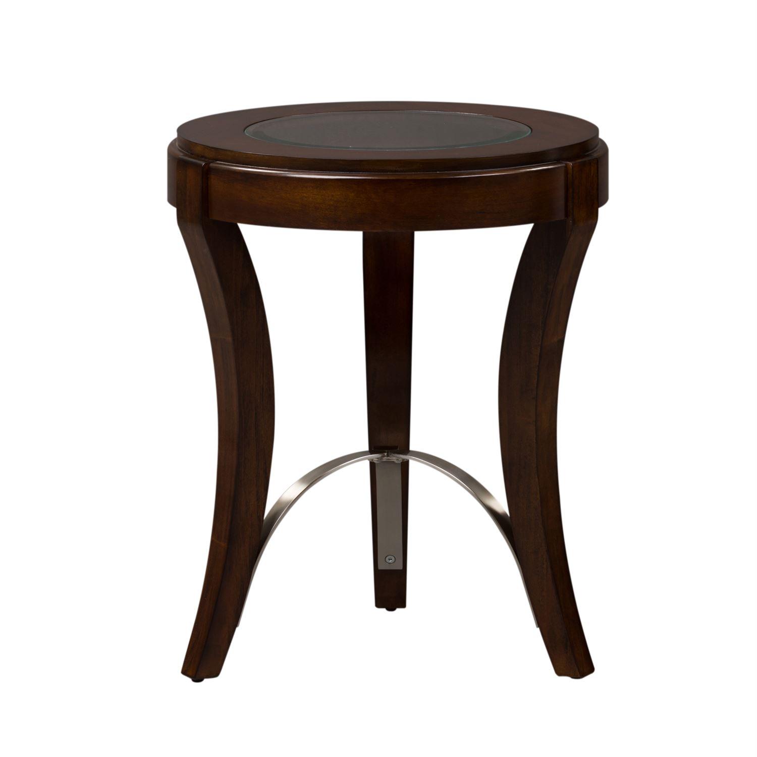 

    
Contemporary Brown Wood End Table Avalon 505-OT2021 Liberty Furniture
