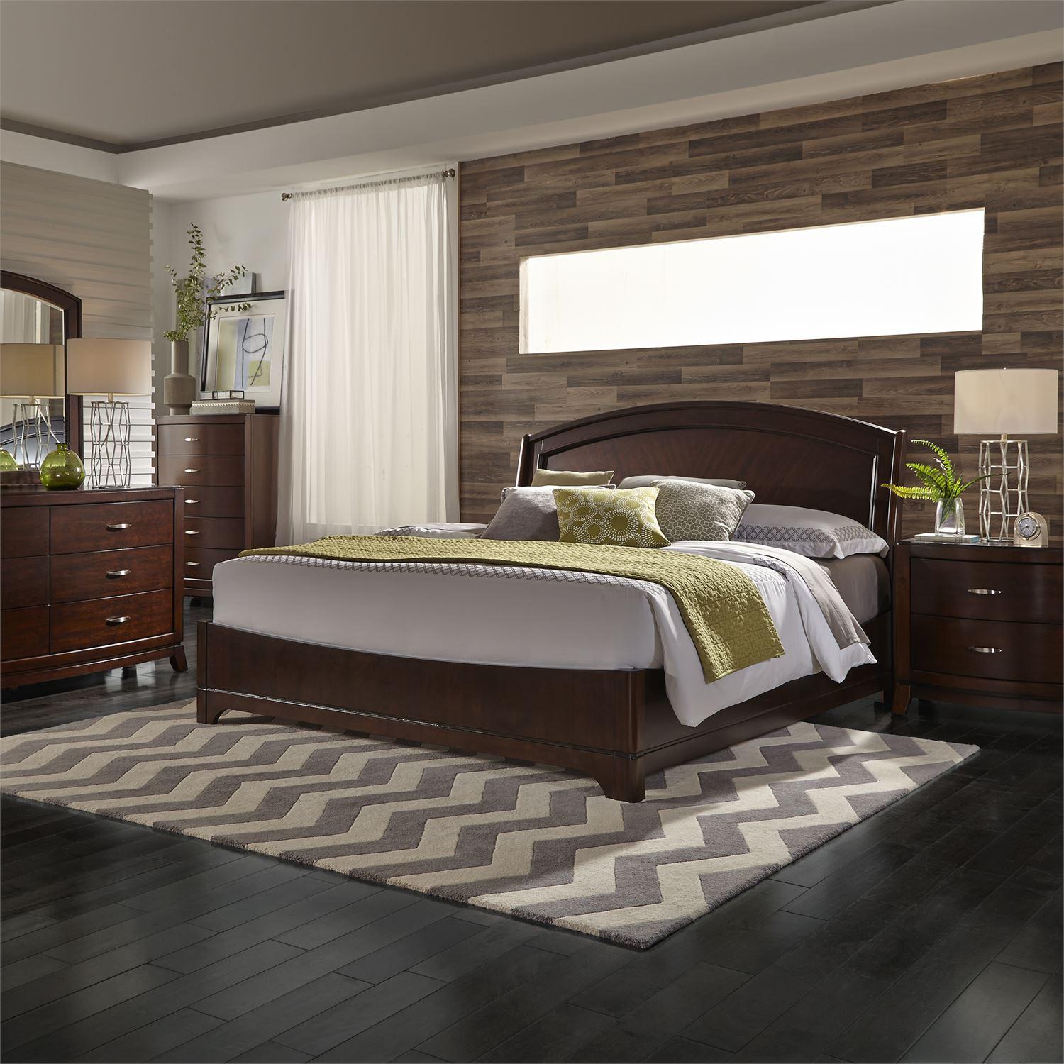 

    
Dark Truffle Finish Storage Queen Bedroom Set 4Pcs Avalon 505-BR-QPLDMC Liberty Furniture
