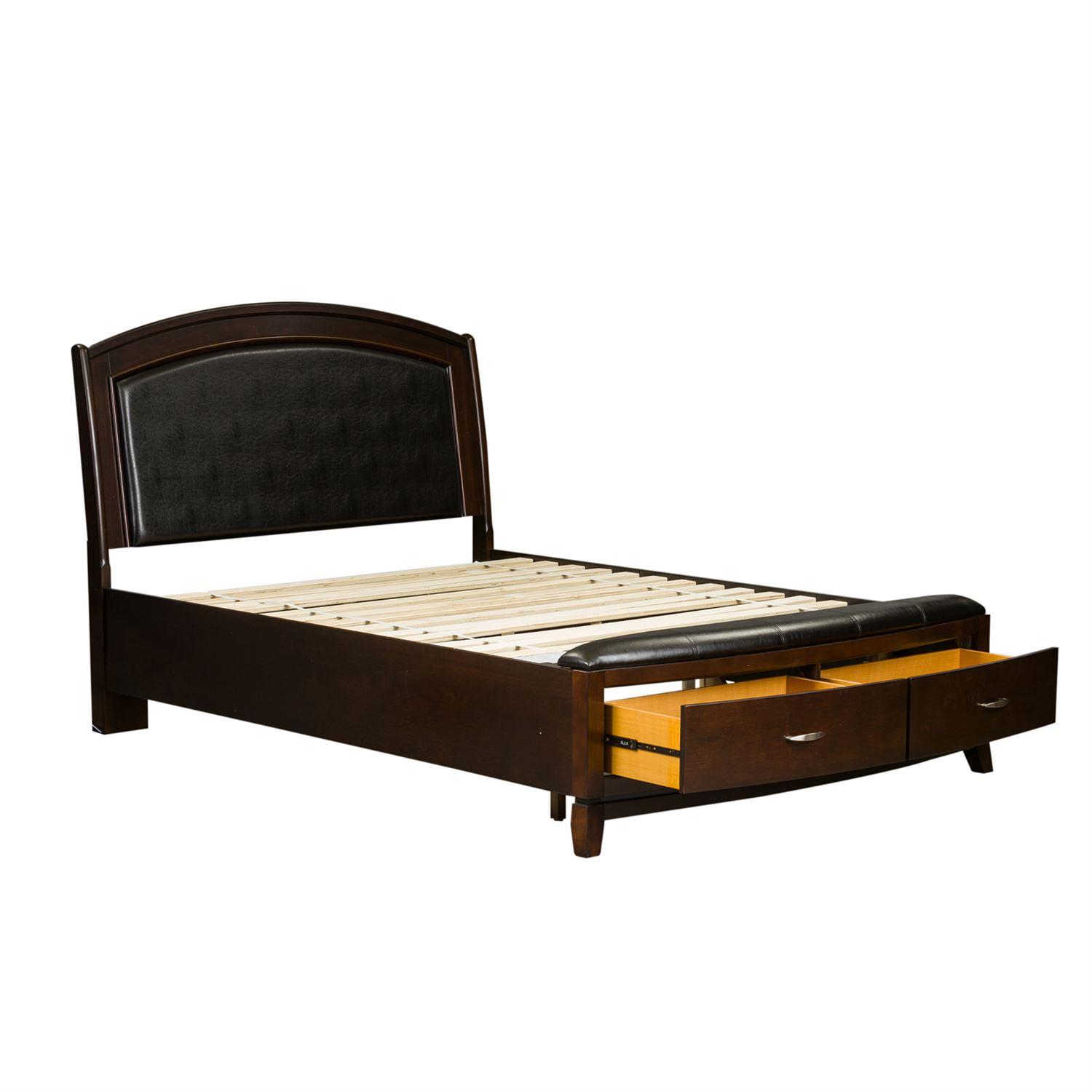 

                    
Liberty Furniture Avalon  (505-BR) Storage Bed Storage Bed Brown PU Purchase 
