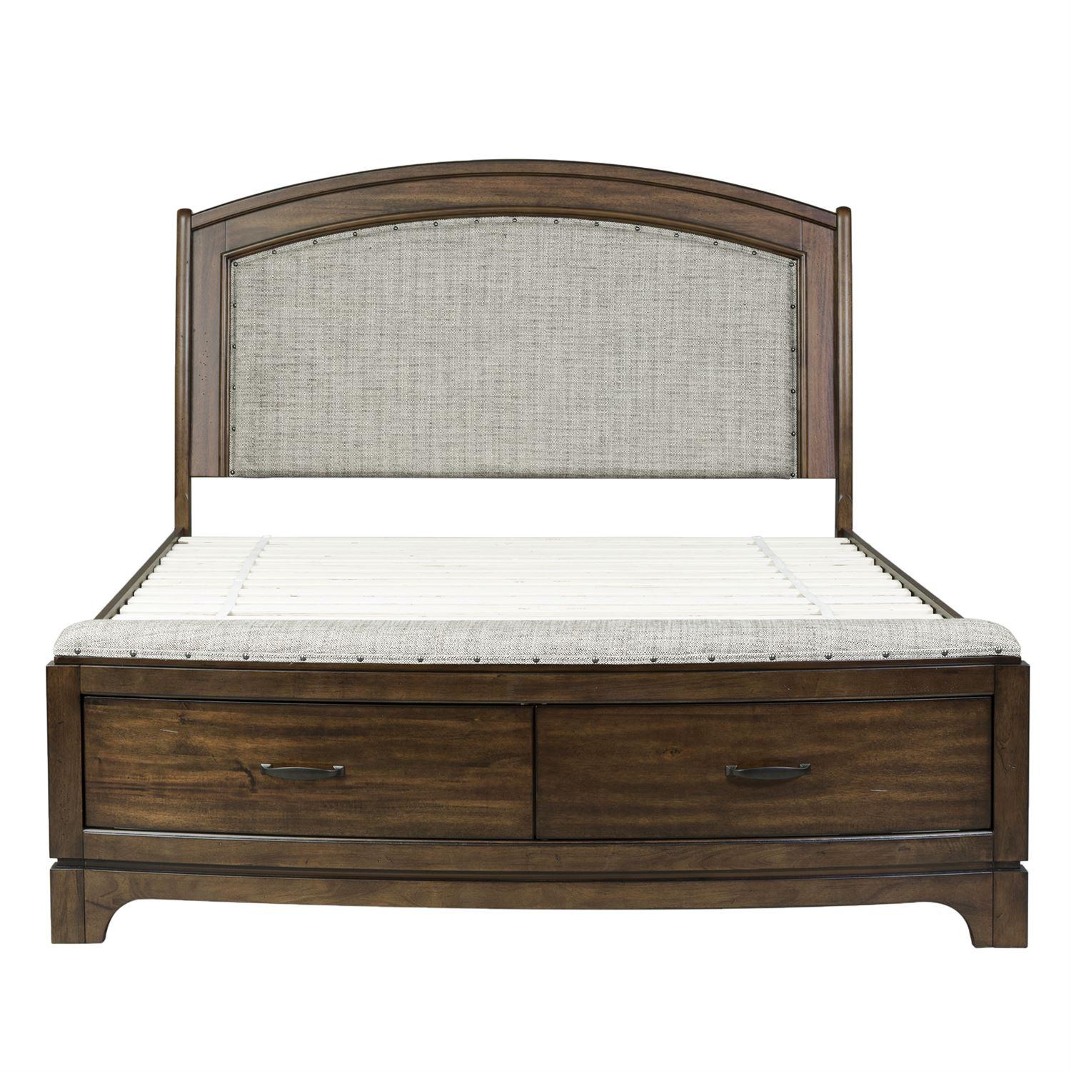 

    
Liberty Furniture Avalon  (705-BR) Storage Bedroom Set Storage Bedroom Set Brown 705-BR-QSBDMCN
