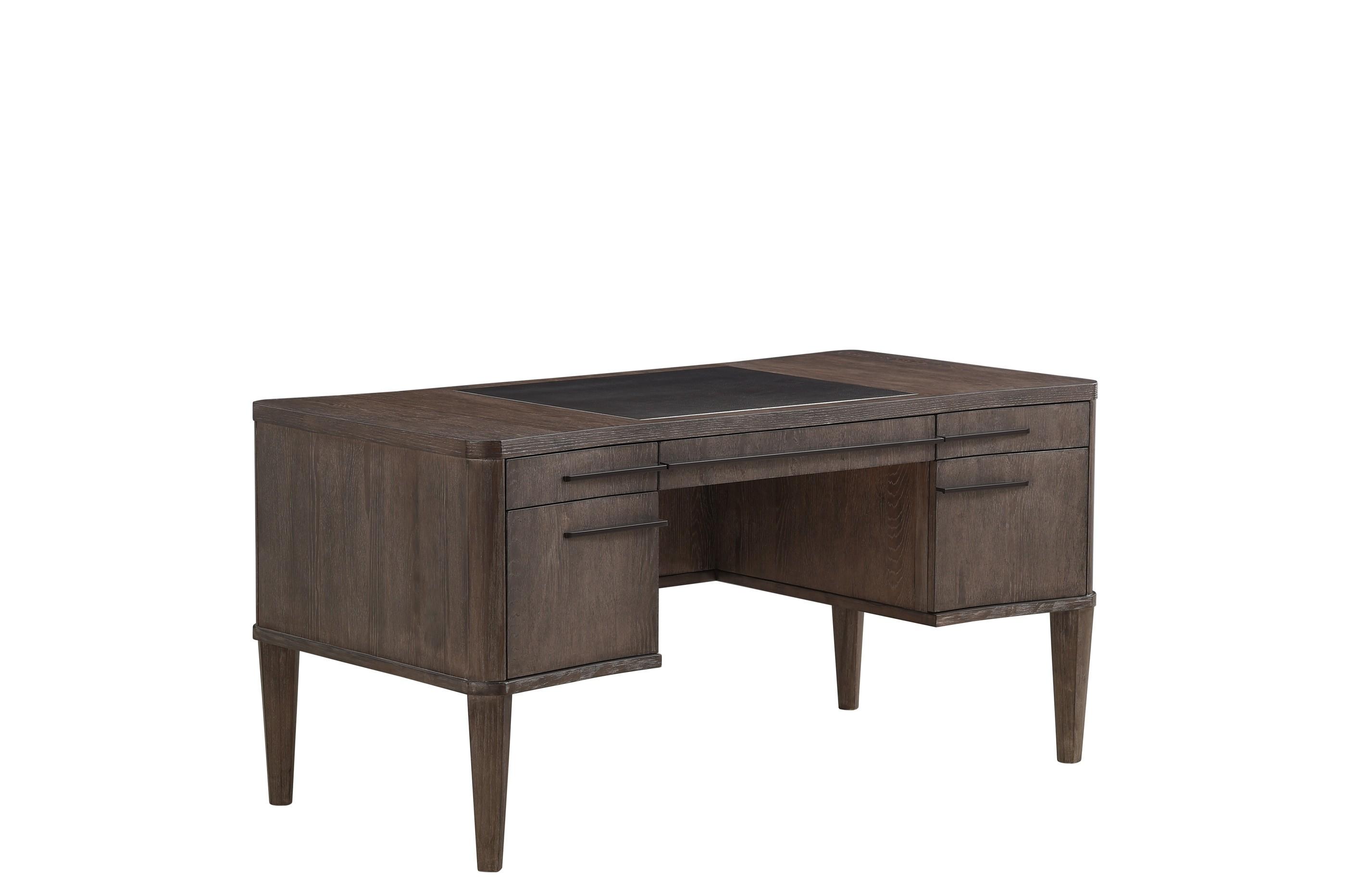 

    
Home Office Writing Desk Solid Wood Dark Oak Geode A.R.T. Traditional Classic

